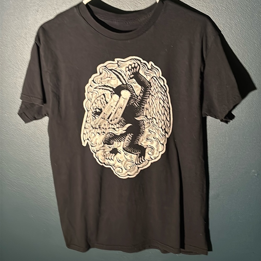 Black Matter Men’s Mothman By Brian Reedy Tee Black Size Medium